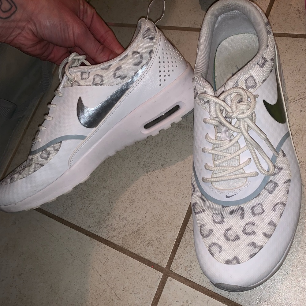 Cheetah print Nike sneakers